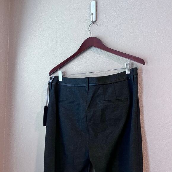 New NYDJ Lift Tuck Slim Leg Charcoal Gray Trouser Pants Stretch Trim NWT 12 - Picture 7 of 11